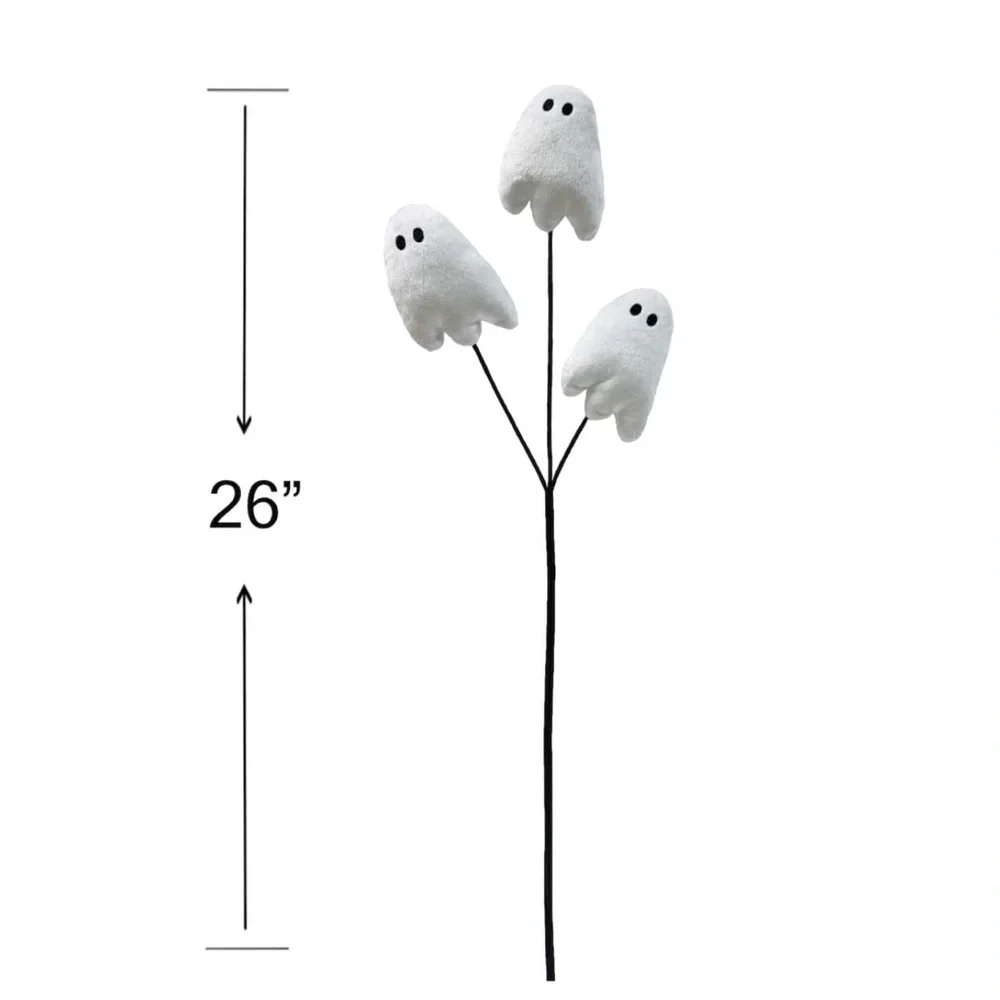 Halloween 26” Ghost Stem by Ashland Set Of (2) Brand New.